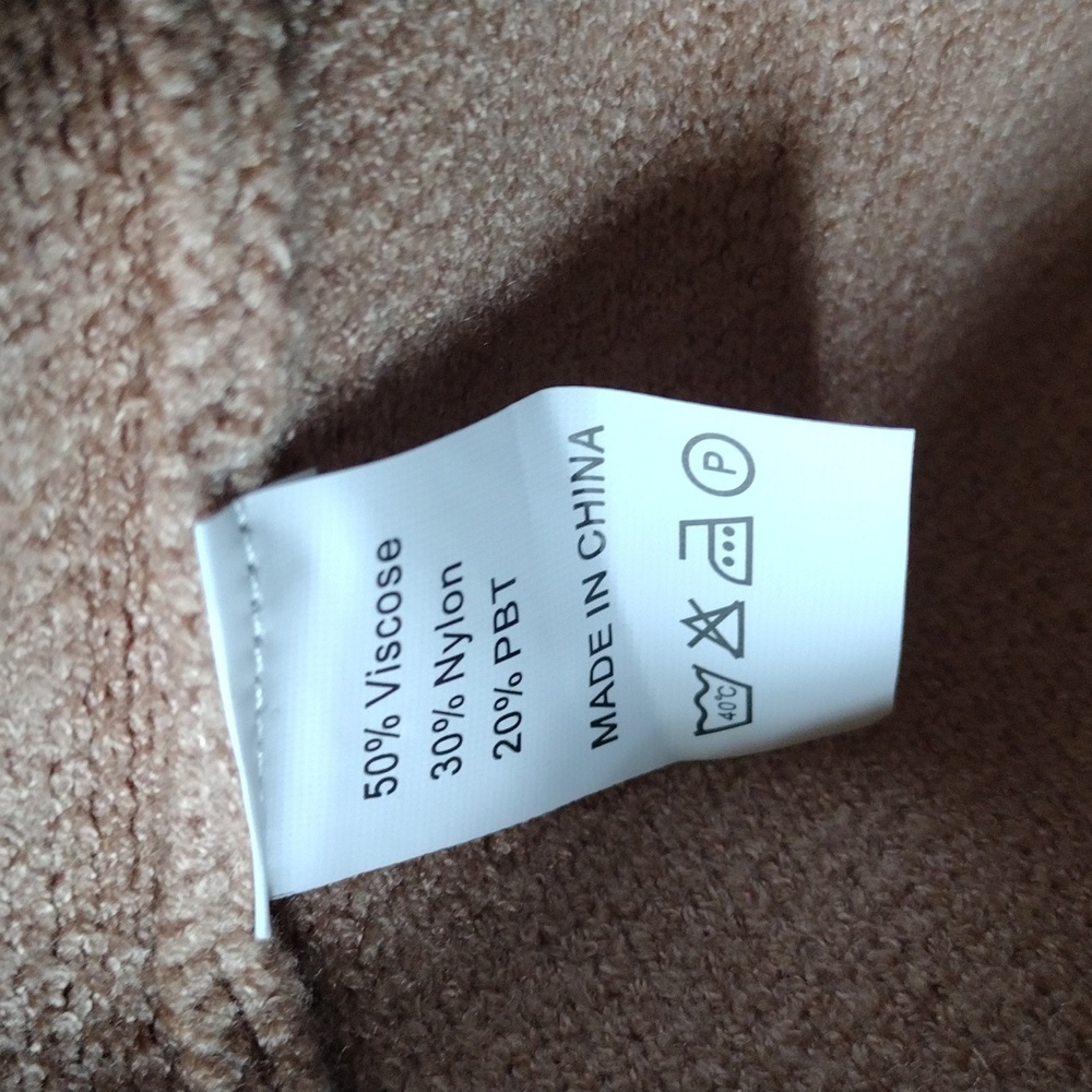 Cozy Women's Tan Cardigan - Picture 3 of 3